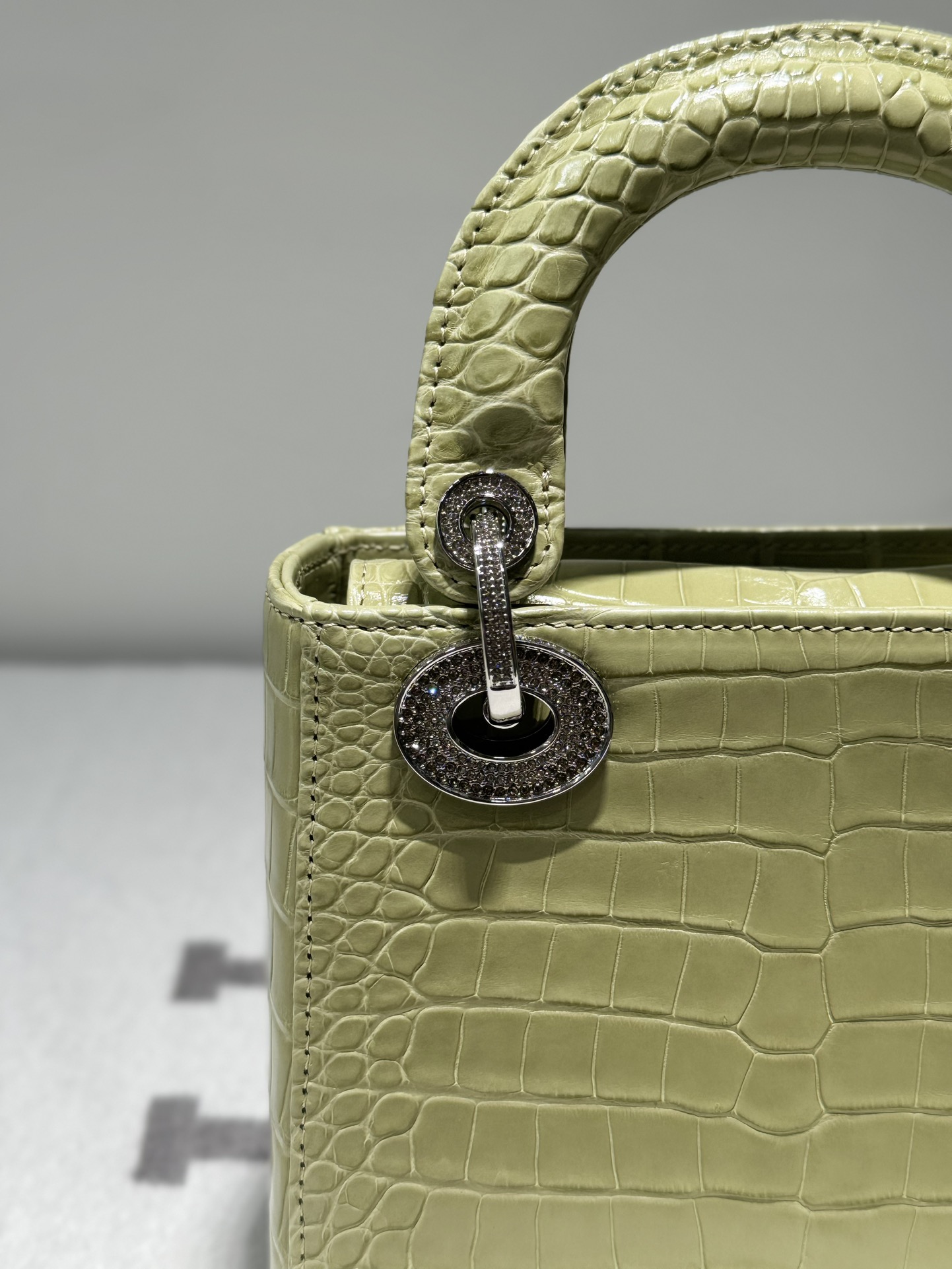 Túi xách Dior da cá sấu like auth 1:1 fulbox